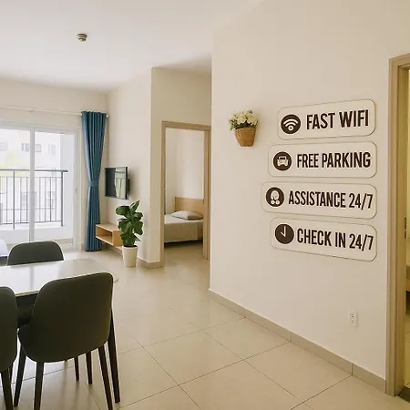 Kate'S House Nha Trang - Apartment 60M2 2Br 2Bath, 5 Min To Beach